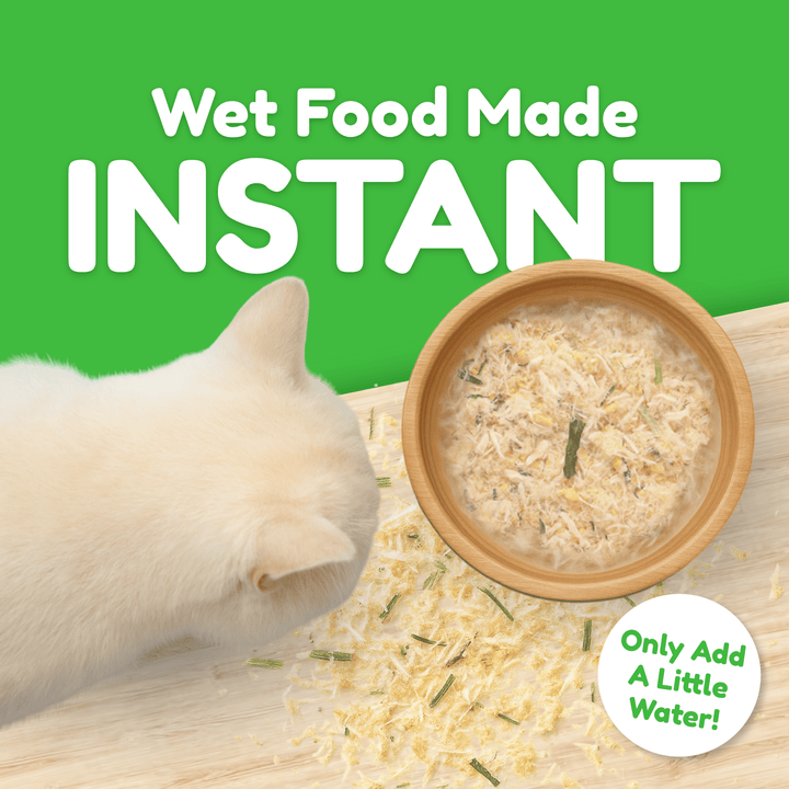 Catty Flossy - Chicken Catgrass - Functional Freeze-Dried Kibbles Topper
