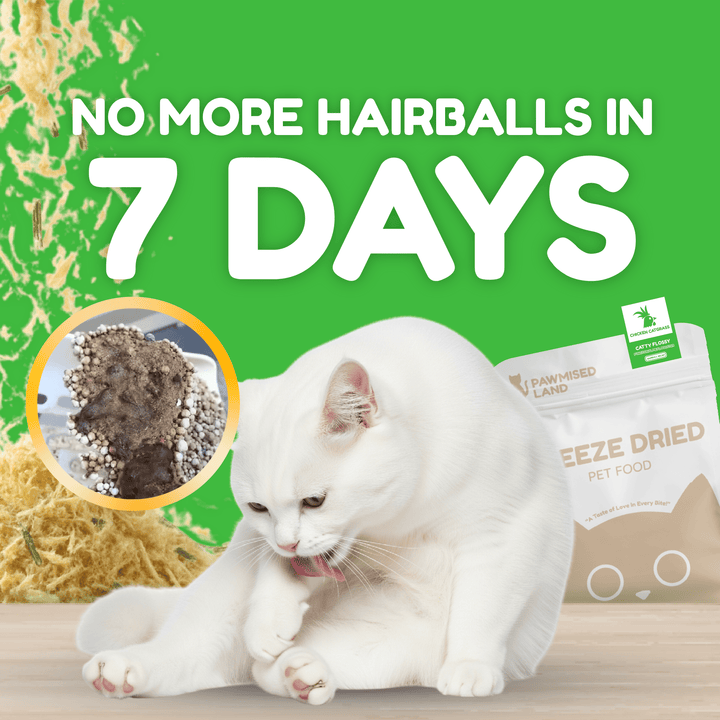 Catty Flossy - Chicken Catgrass - Functional Freeze-Dried Kibbles Topper
