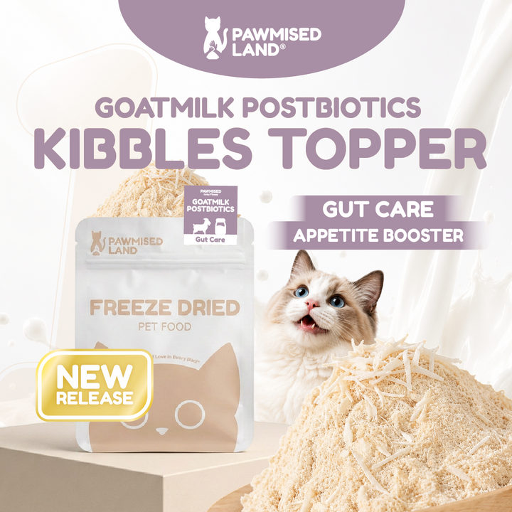 Catty Flossy - Goatmilk Postbiotics - Functional Freeze-Dried Meal Booster/Topper