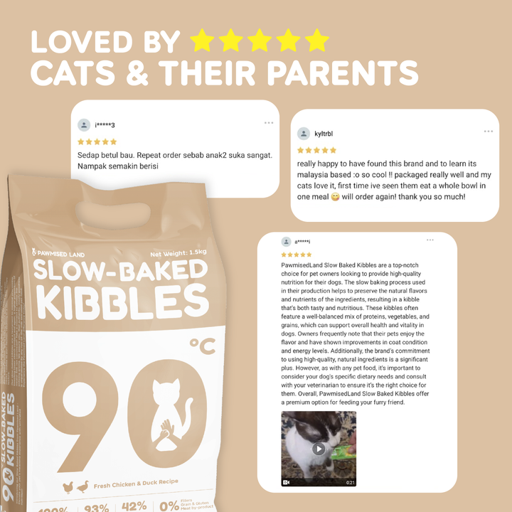 Slow Baked Kibbles - Classic Pack 1.5kg - Fresh Chicken & Duck Recipe