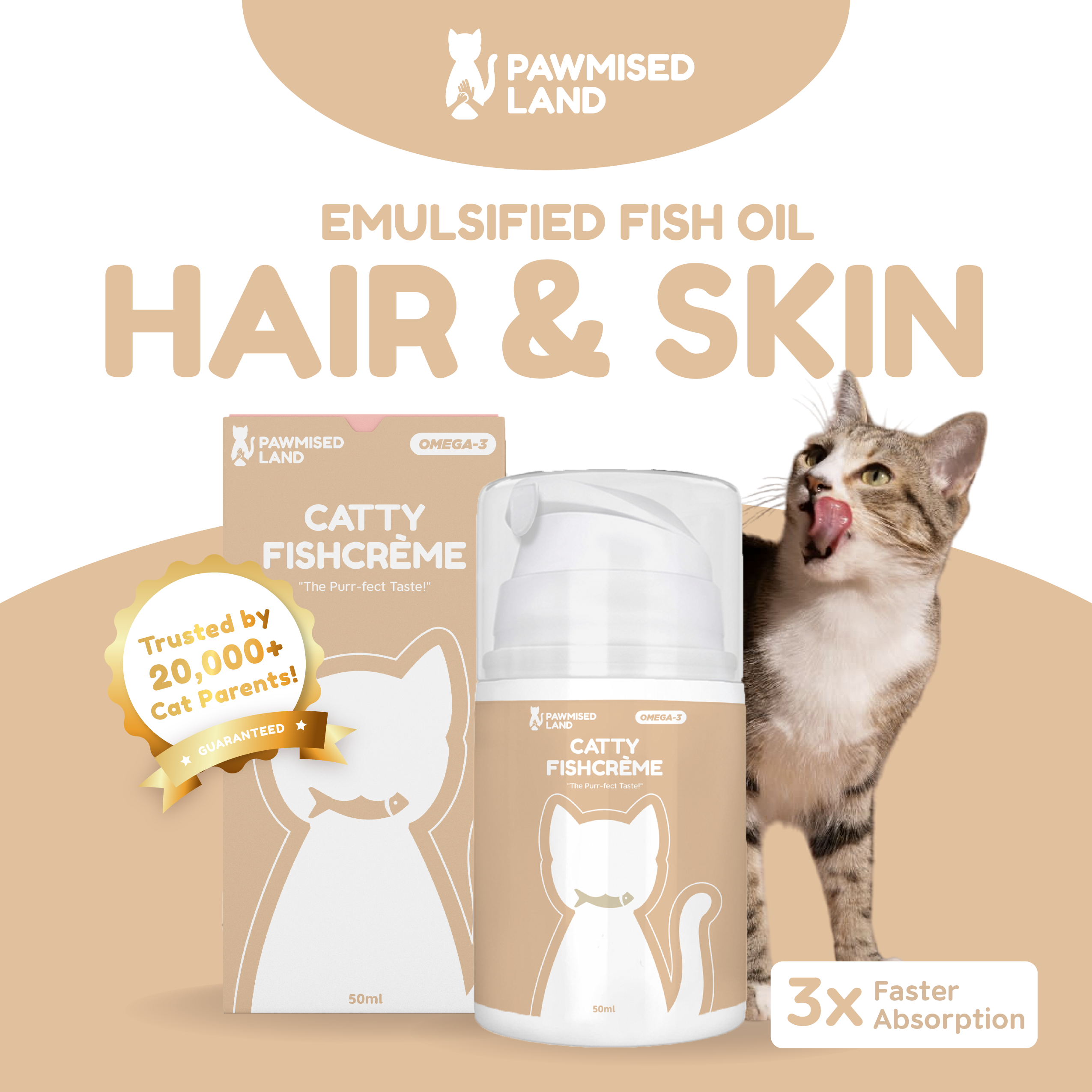 Catty FishCrème - Emulsified Fish Oil