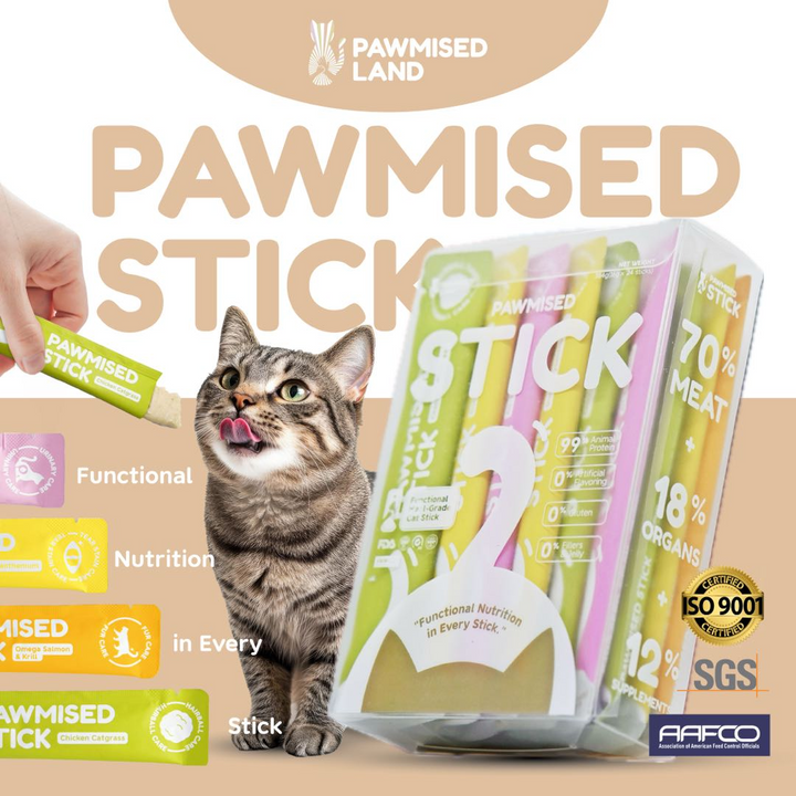 Pawmised Stick - Functional Meal Grade Cat Stick